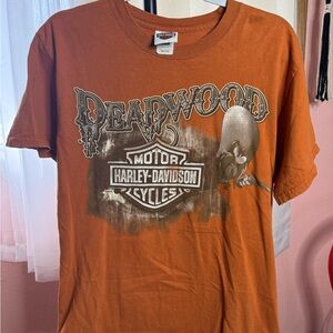 Vintage Harley-Davidson x Warner Bros tee size M